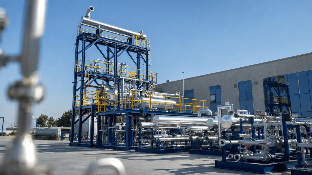 Modular process unit supplied by SPEC, assembled on site