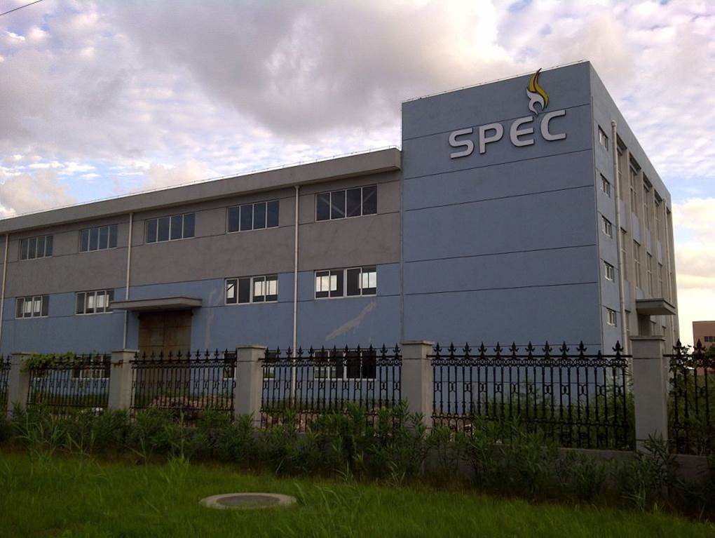 SPEC-branded manufacturing facility building in China