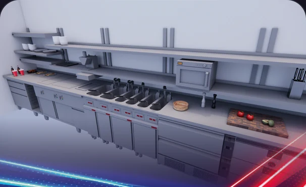 CAD-Planung einer Großküche
