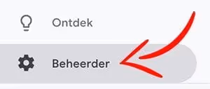Google analytics beheerder