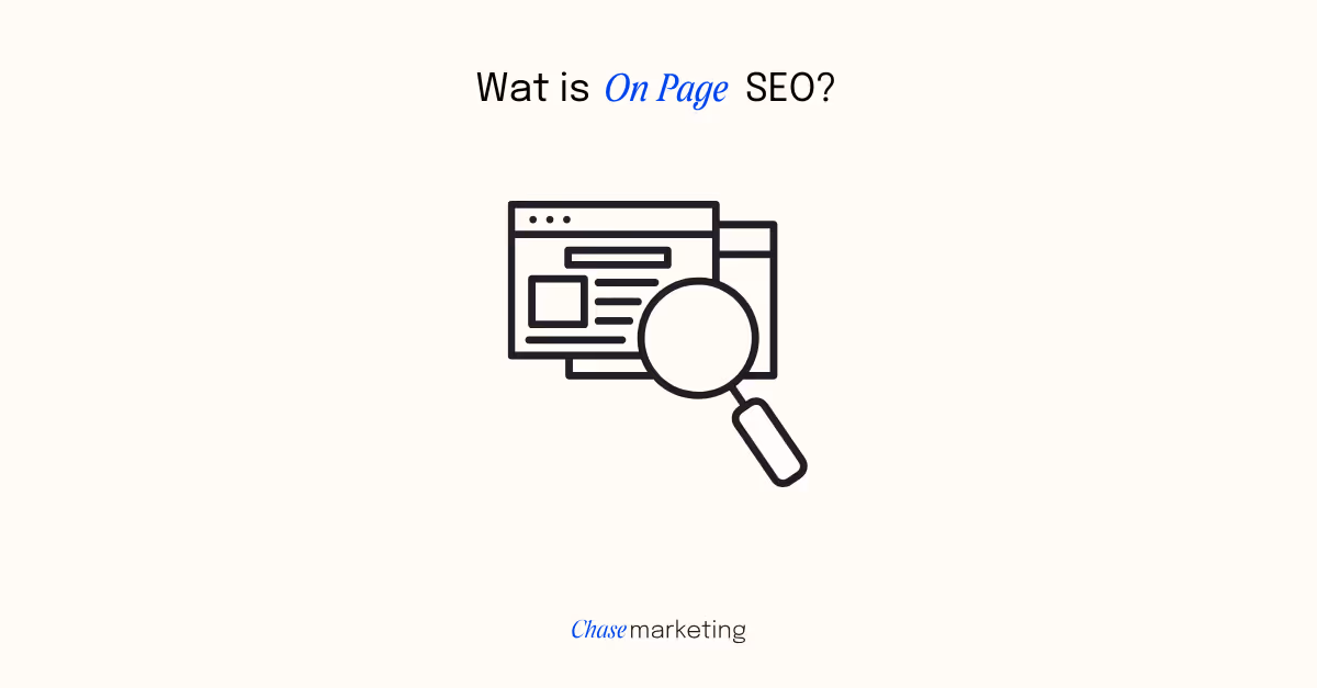 Wat is On Page SEO?