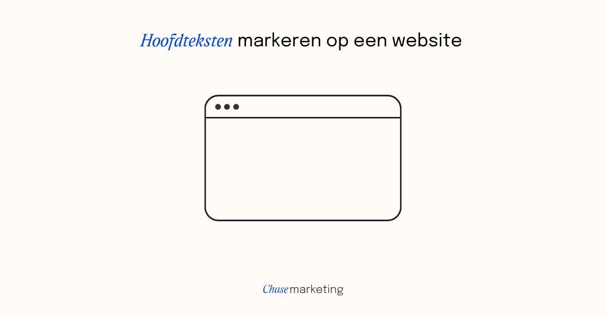 Hoofdteksten markeren op een website