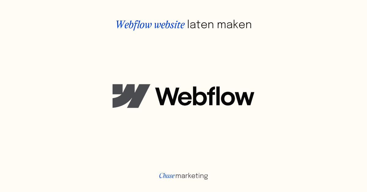 Webflow website laten maken in 2026