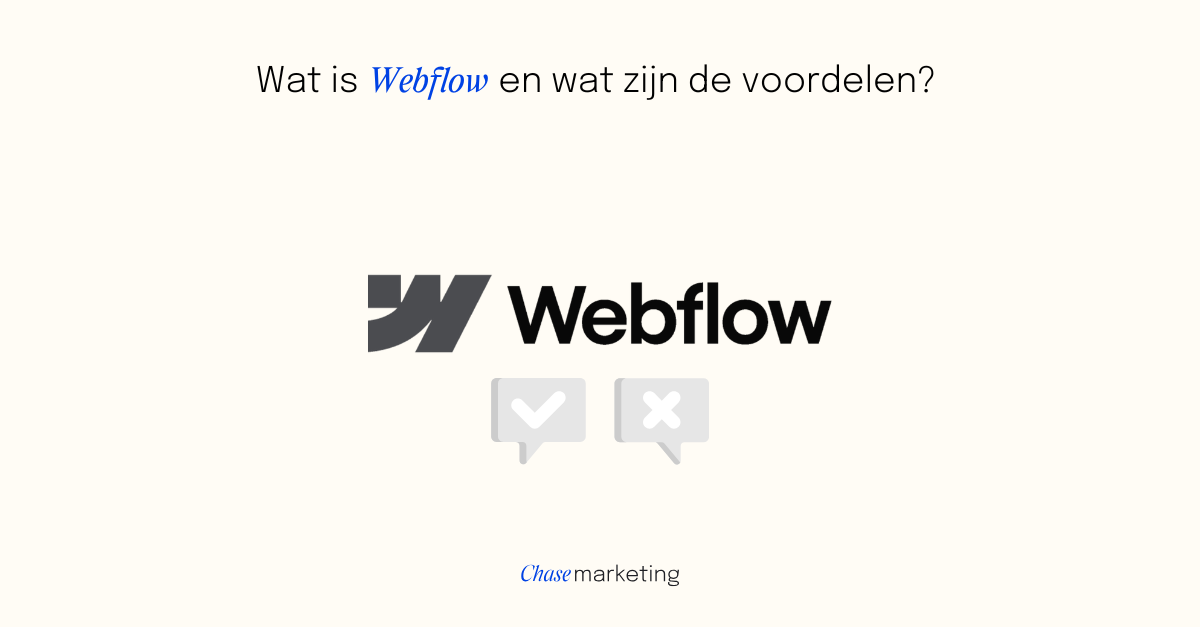 Wat is Webflow en wat zijn de voordelen?