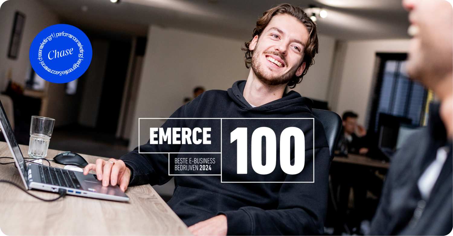 Emerce 100 2026: Chase behoort tot de beste agencies van Nederland