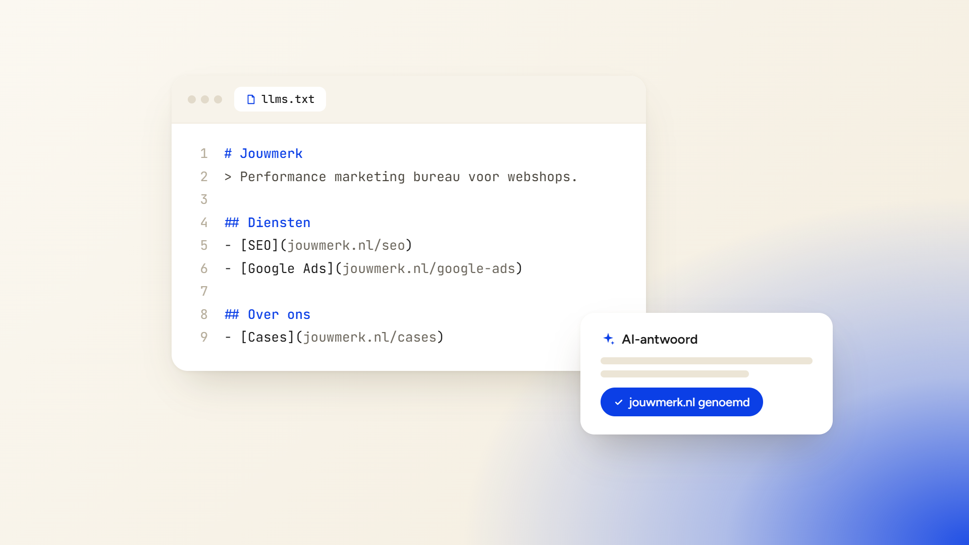 Het belang van LLMs.txt in het AI tijdperk