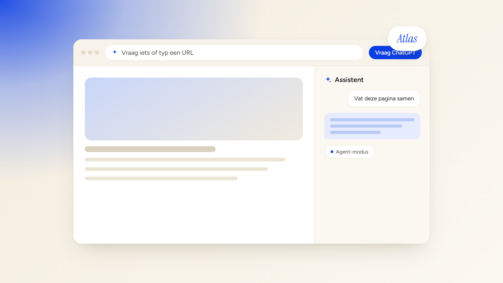 OpenAI lanceert nieuwe browser: ChatGPT Atlas