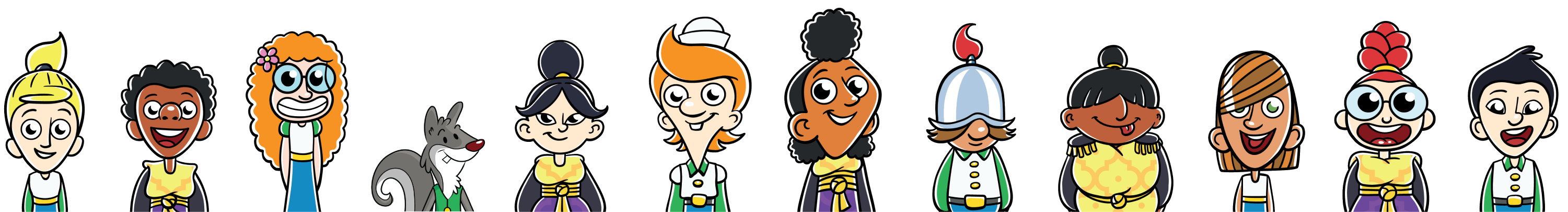 Story Time Chess characters