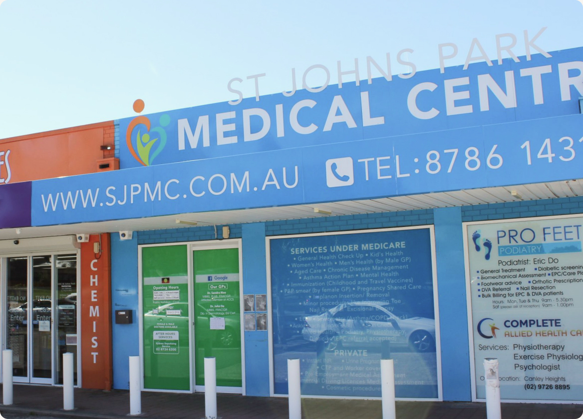 St Johns Park clinic