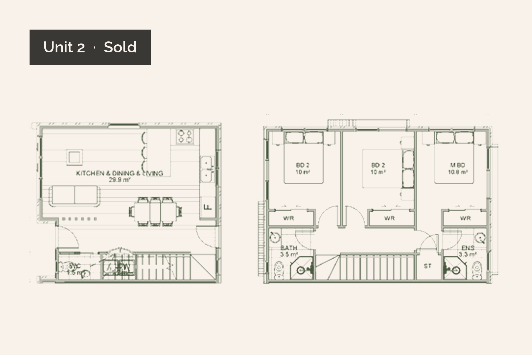 Floor plan for Unit 2, 9 Kesteven Avenue
