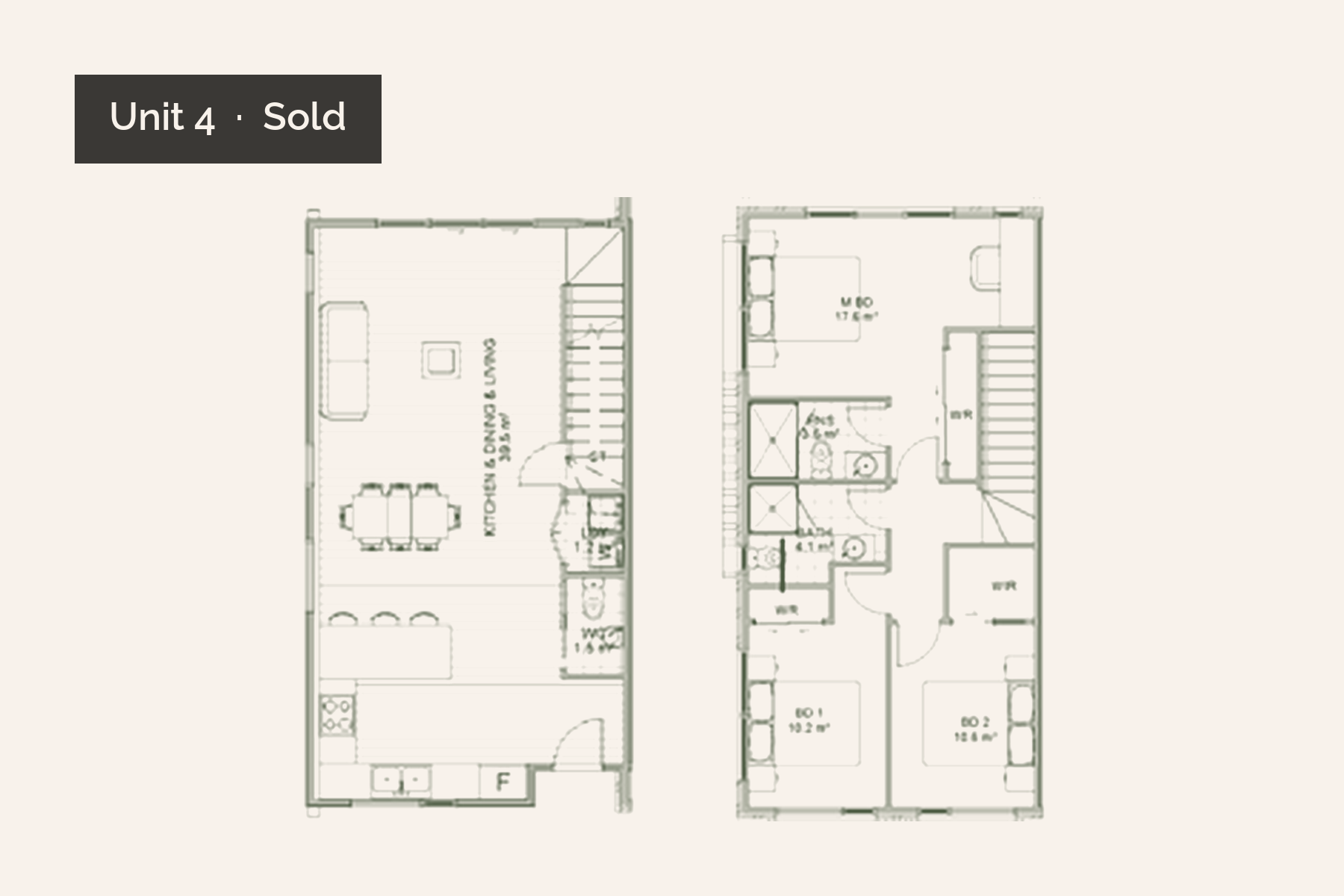 Floor plan for Unit 4, 9 Kesteven Avenue