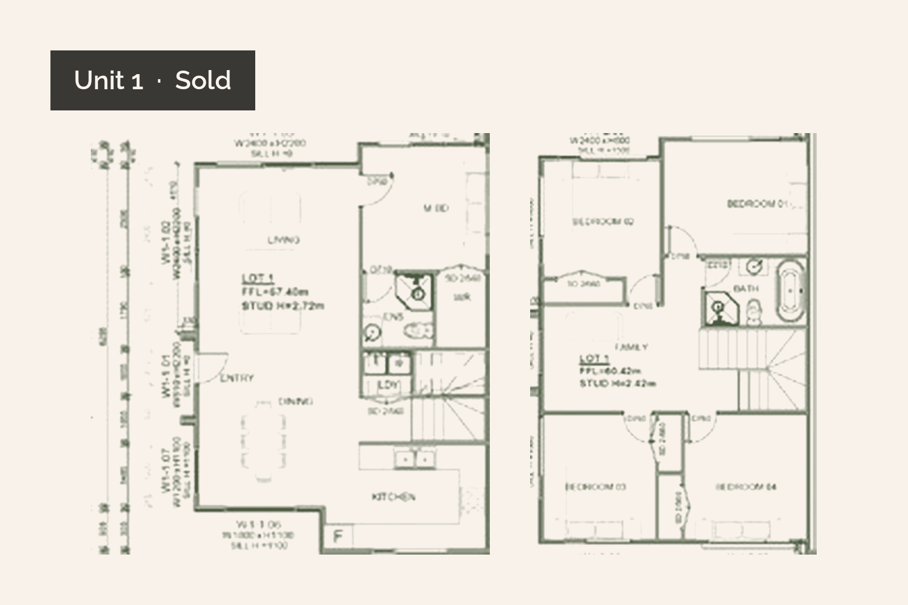 Floor plan for Unit 1, 12-14 Taupo Street