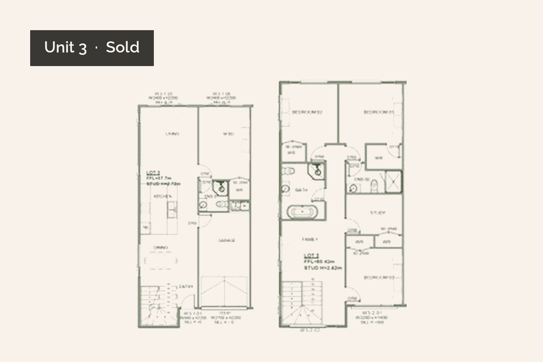 Floor plan for Unit 3, 12-14 Taupo Street