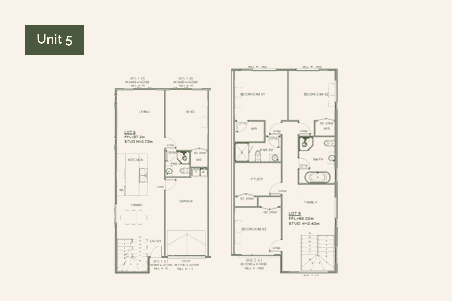 Floor plan for Unit 5, 12-14 Taupo Street