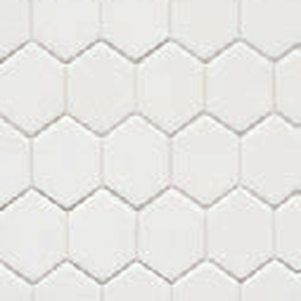 Mosaic tile splashback