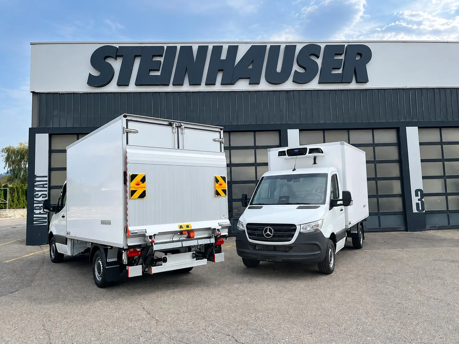 Kuehlfahrzeug von Steinhauser fuer Pharma- und Medizintransporte