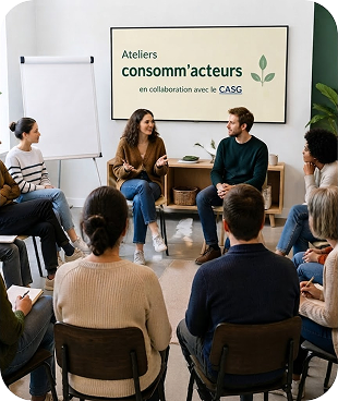 Atelier collectif sur la gestion du budget et de la consommation