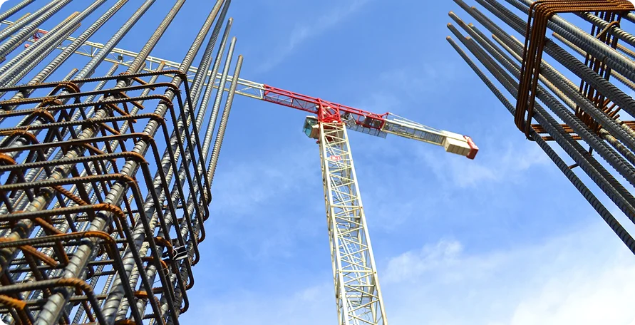 Construction site image representing responsible scaling and delivery