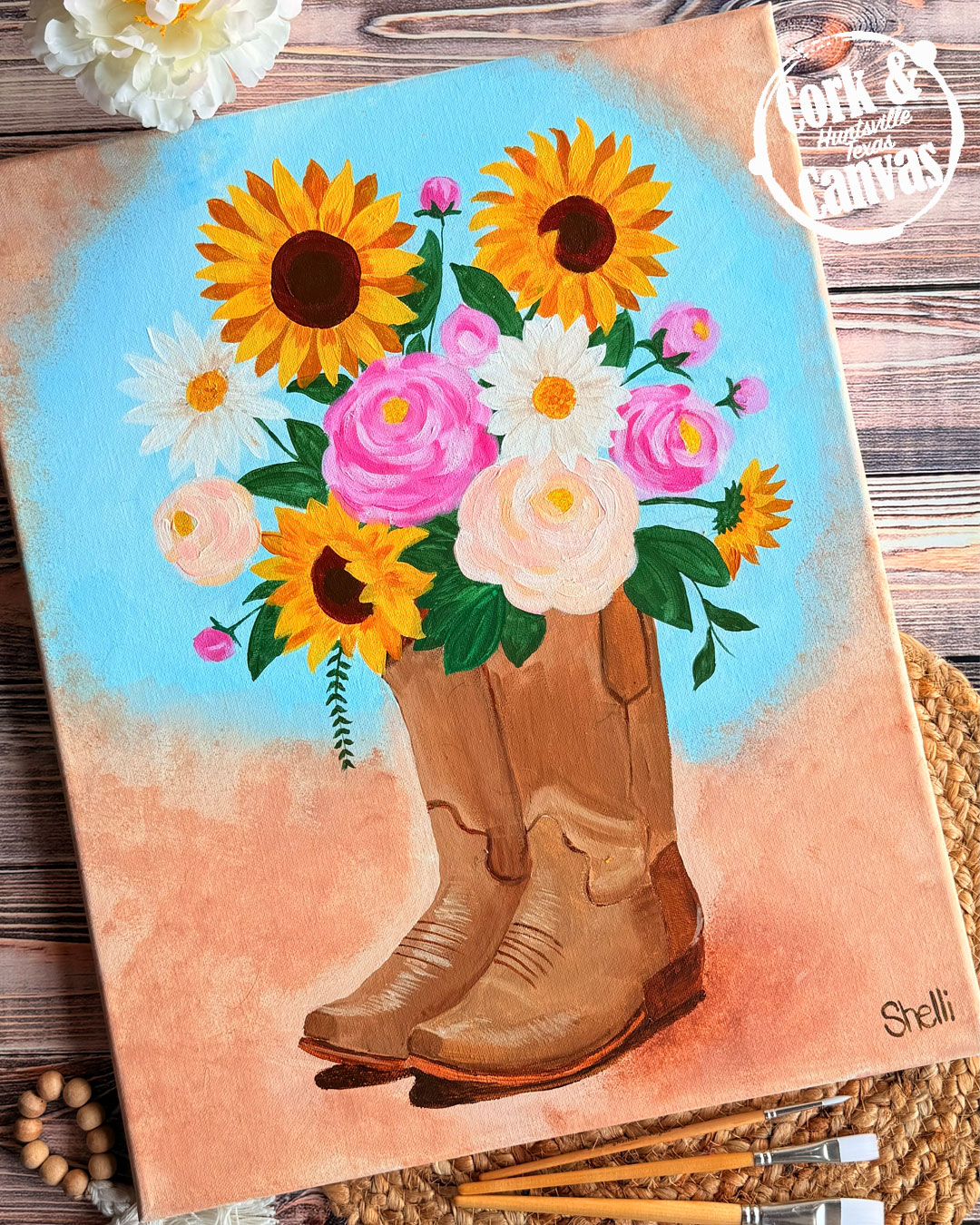 Creative workshop experience at Cork & Canvas