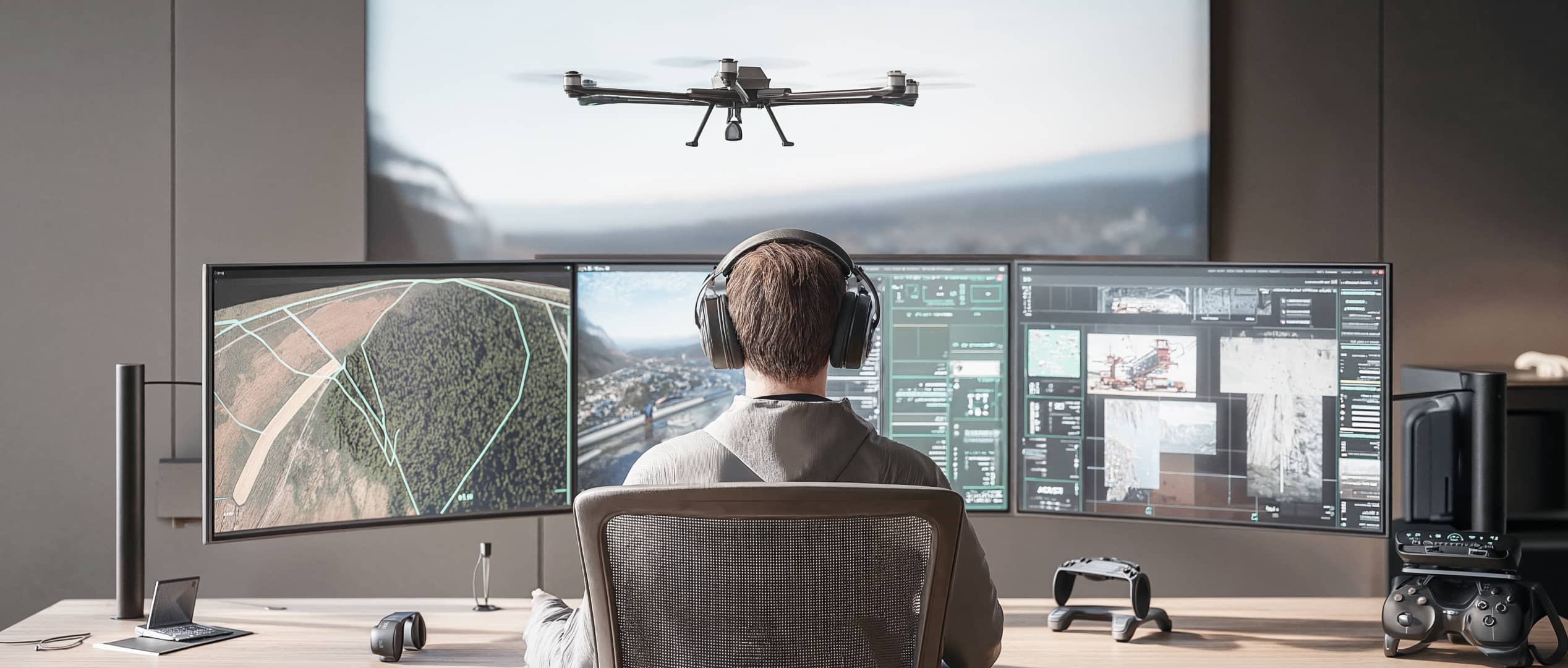 Drone Control Station - Neuralflow Webflow Template | BRIX Template
