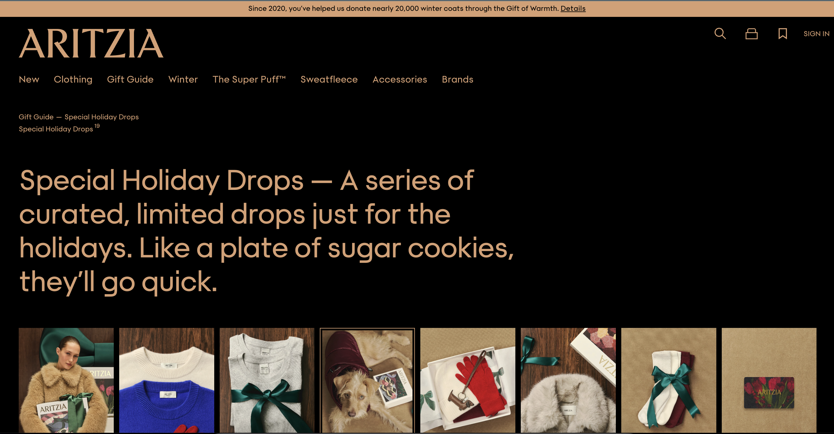 Limited holiday product drops as a Christmas sale tactic for ecommerce
