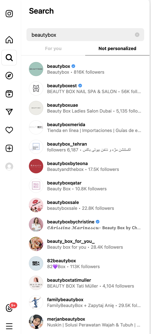 Instagram SEO: optimizing your profile name and bio