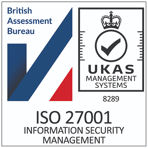 British Assessment Bureau ISO 27001 Information Security Management Badge