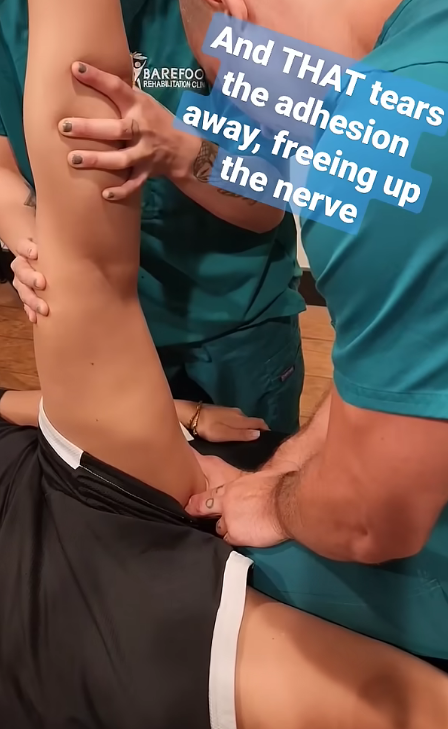 adhesion manual therapy for hip pain — Boise, ID patient