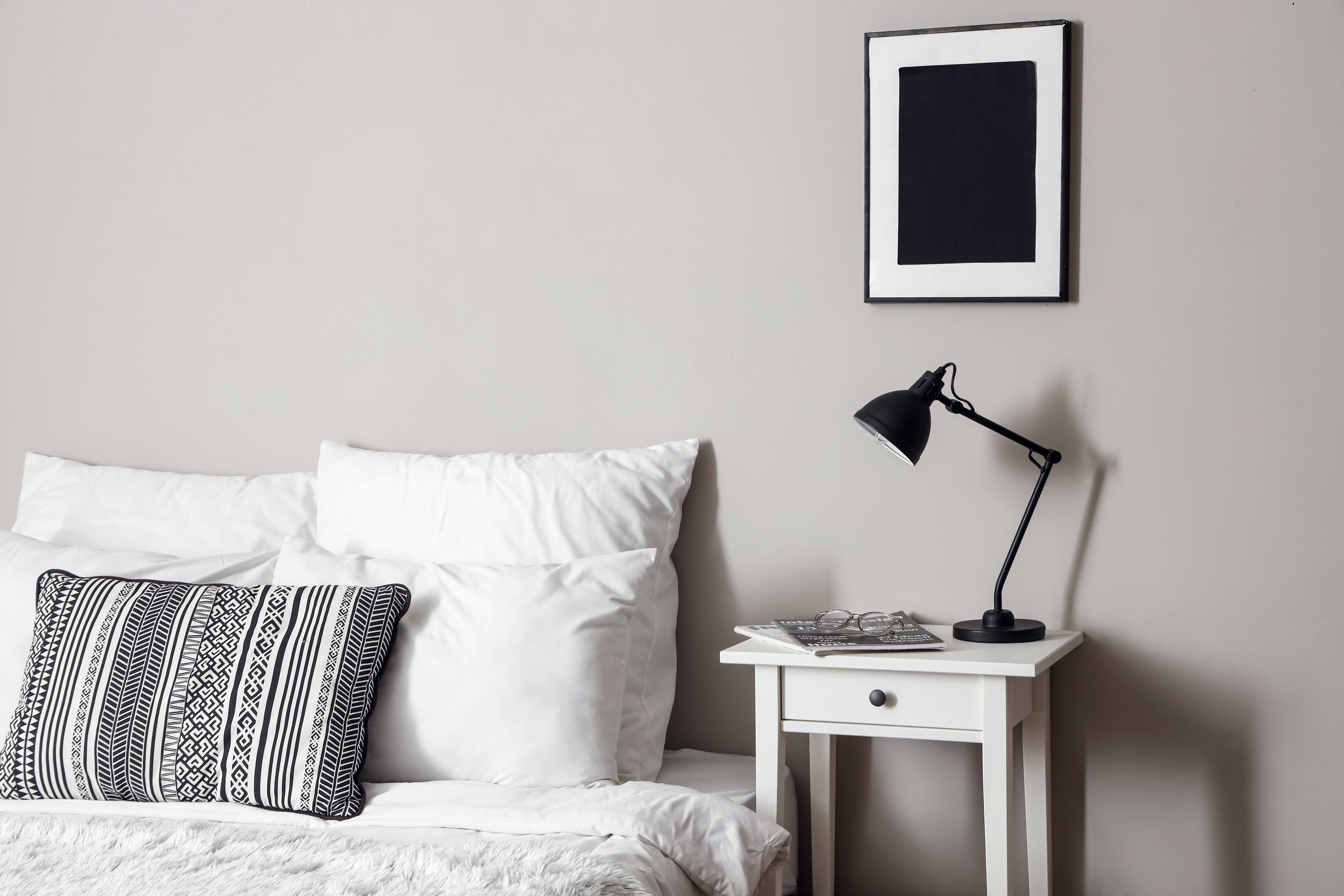 Bedroom stock image