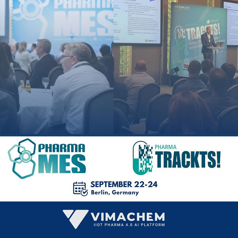 Join Vimachem at Pharma MES & Pharma Trackts