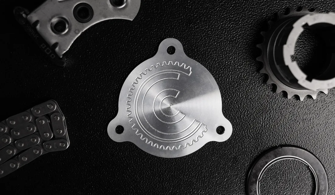 Machined high performance engine timing component