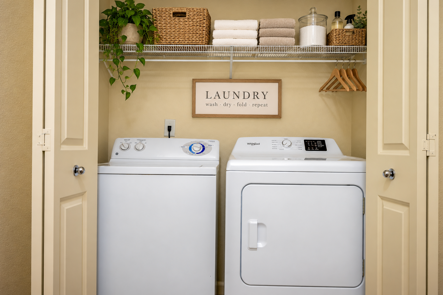Washer and dryer