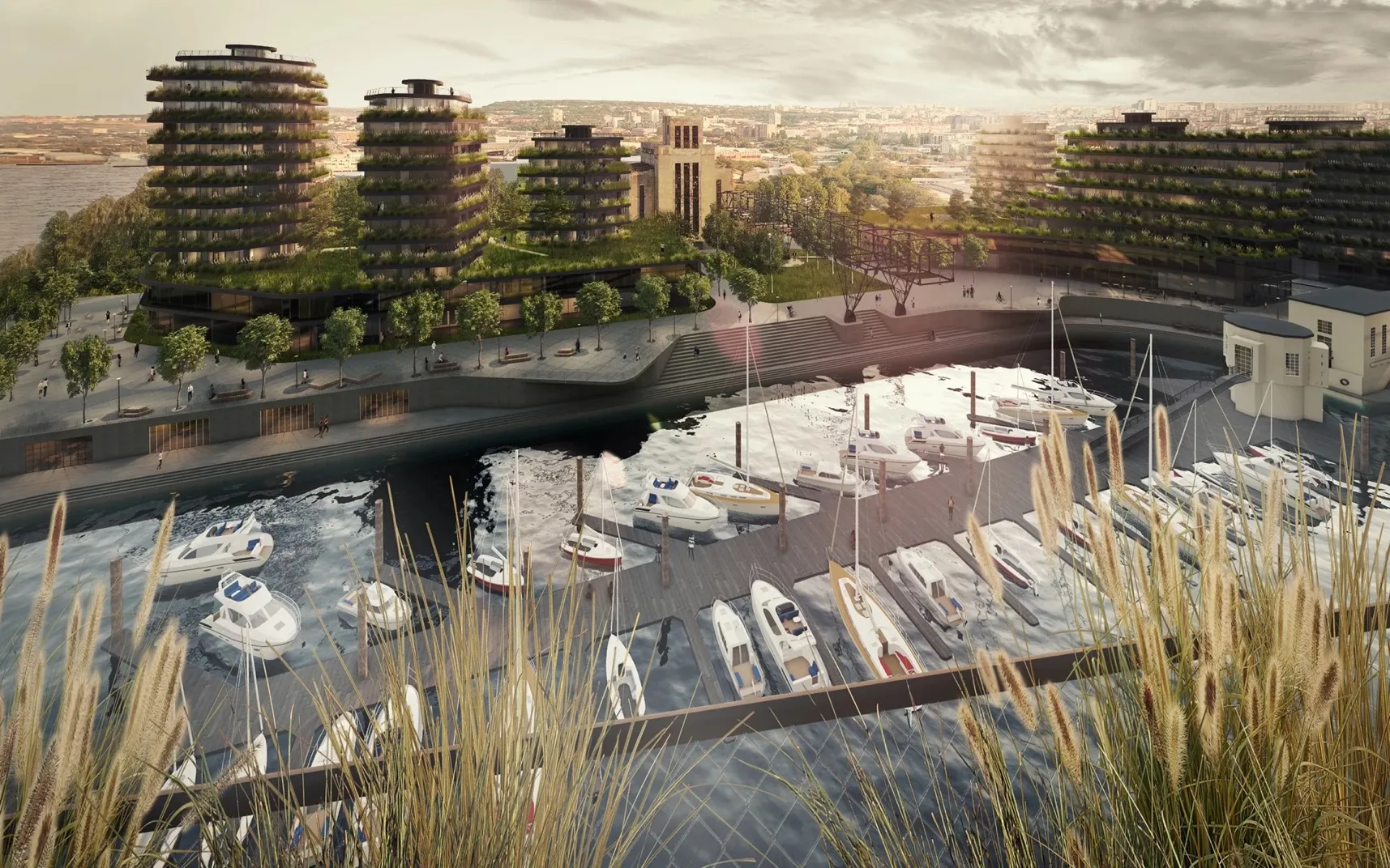 Marina Dorcol residential project in Belgrade