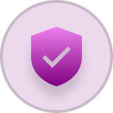 Shield with checkmark icon