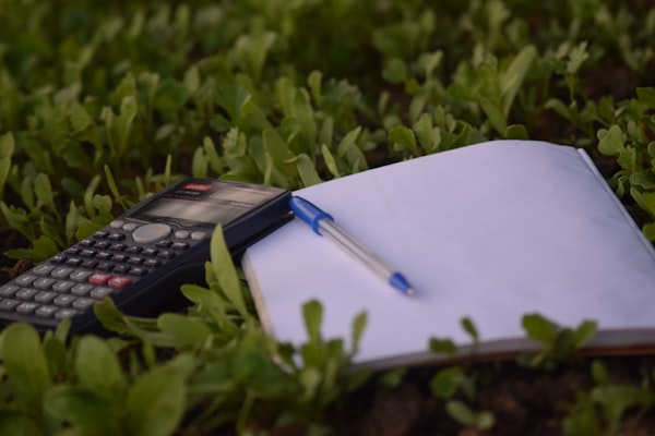 Stylo et calculatrice sur des documents de budget