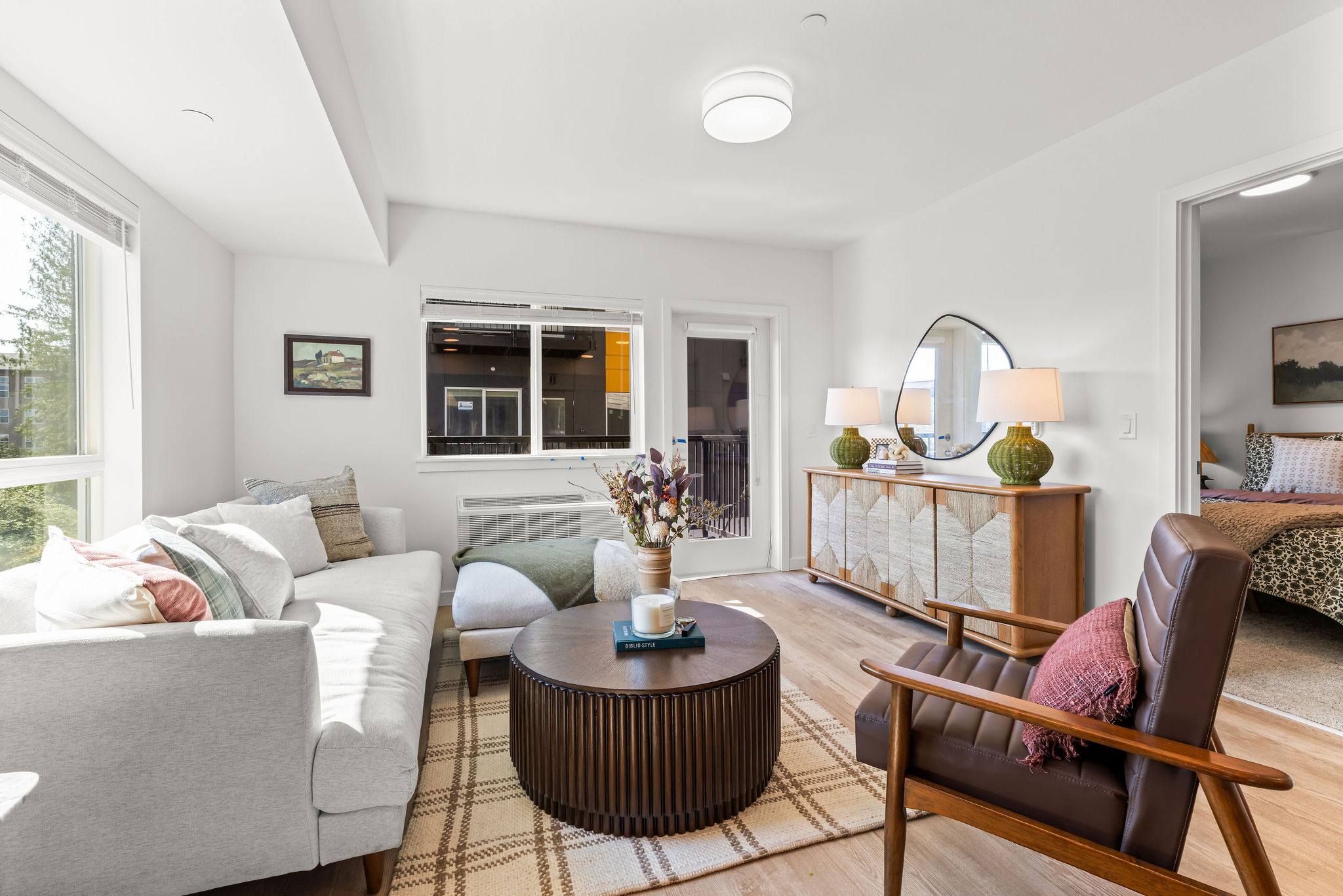 Fully furnished living room