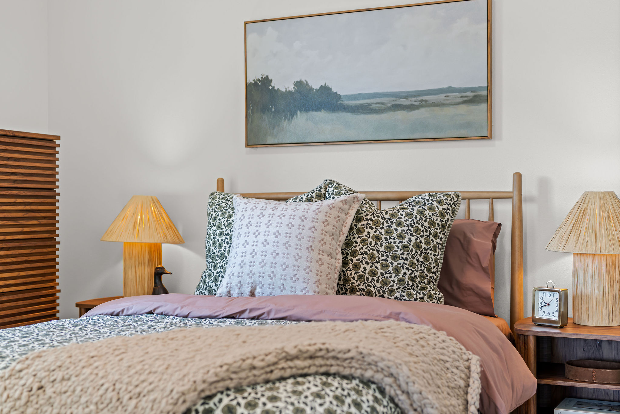 Fully finished bedroom