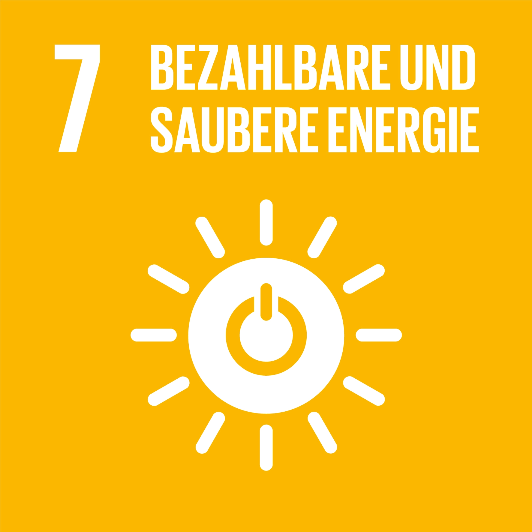 SDG 7: Bezahlbare und saubere Energie