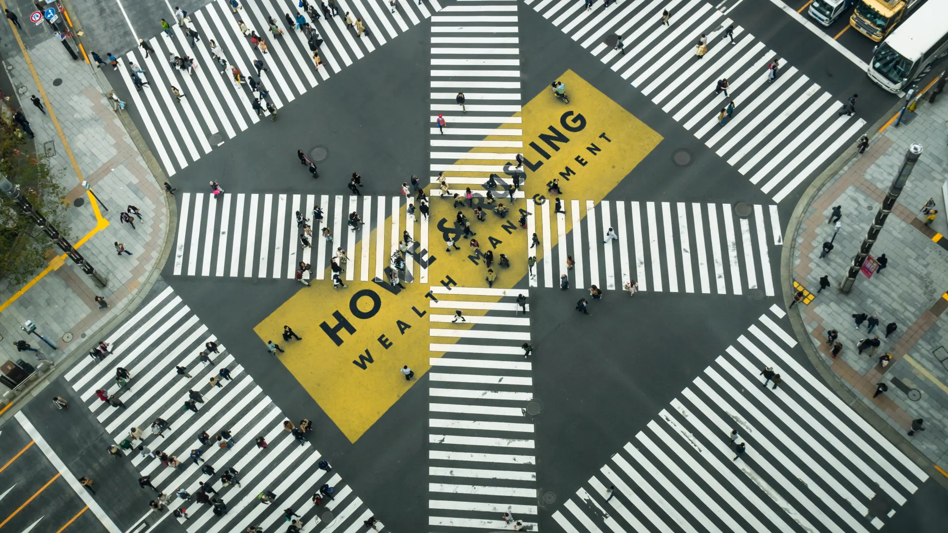 Street$marts graphic with intersecting crosswalks