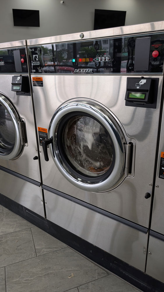 Small capacity washer at Lafayette Laundromat