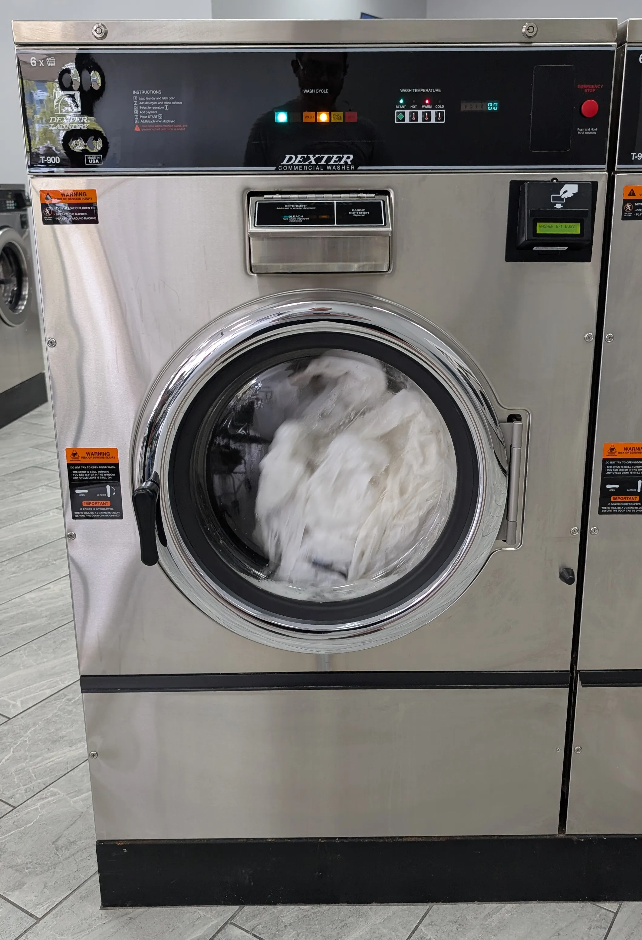 60 pound capacity Dexter washer