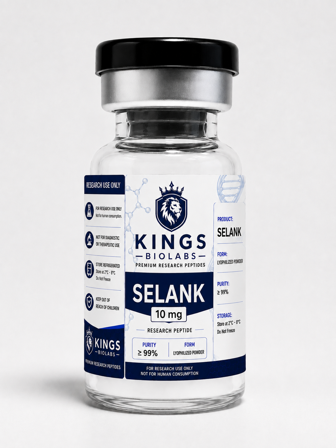 Selank research peptide