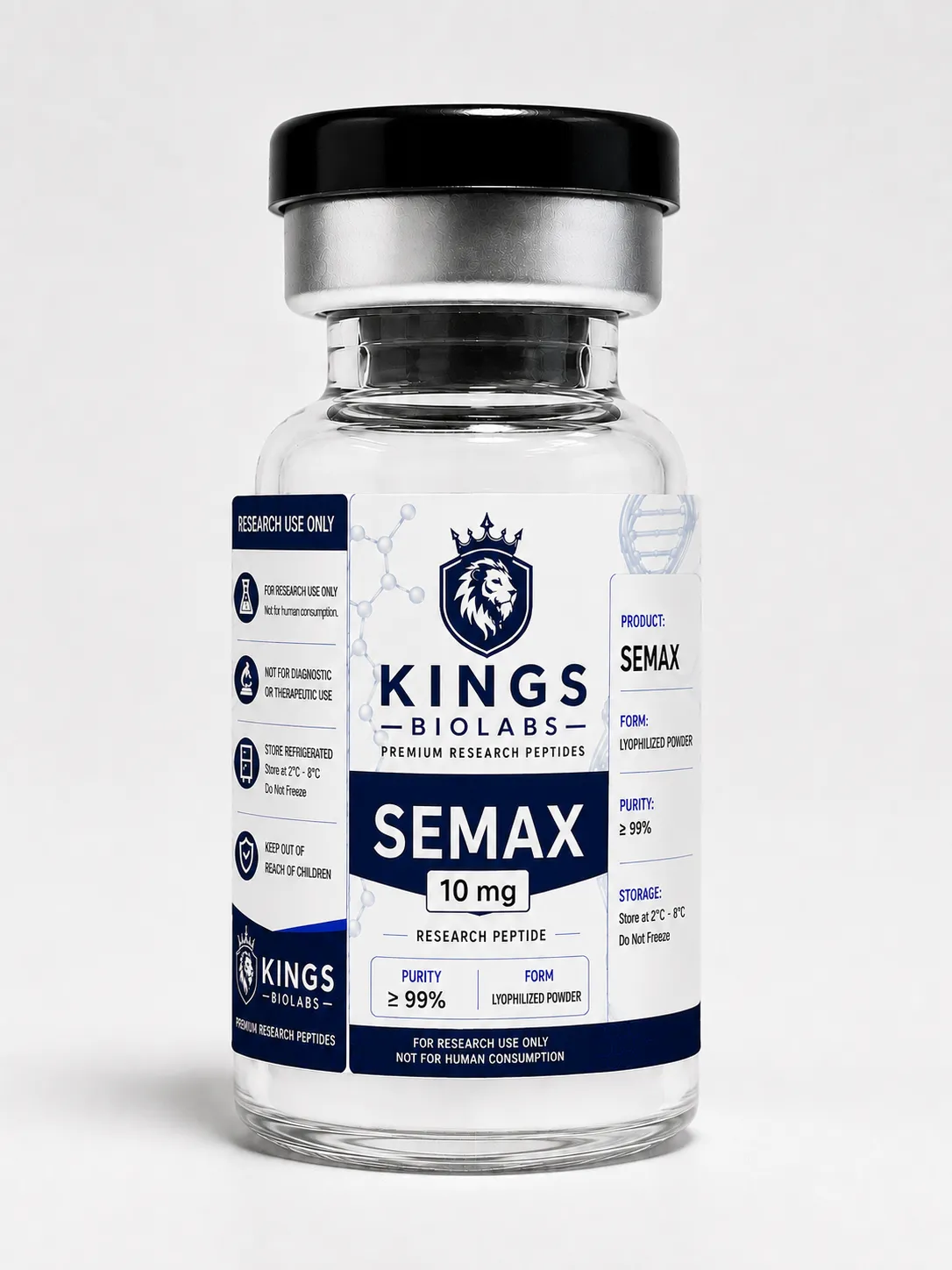 Semax research peptide