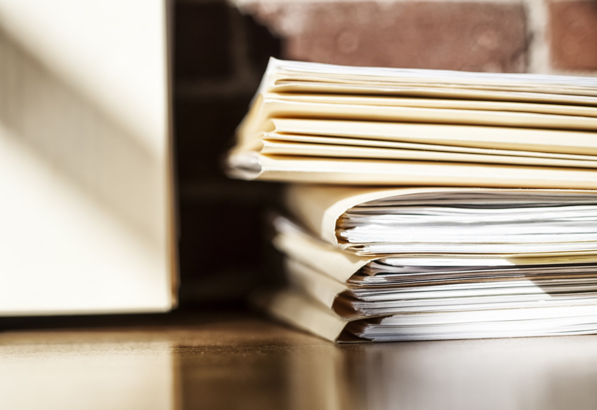 Stack of files