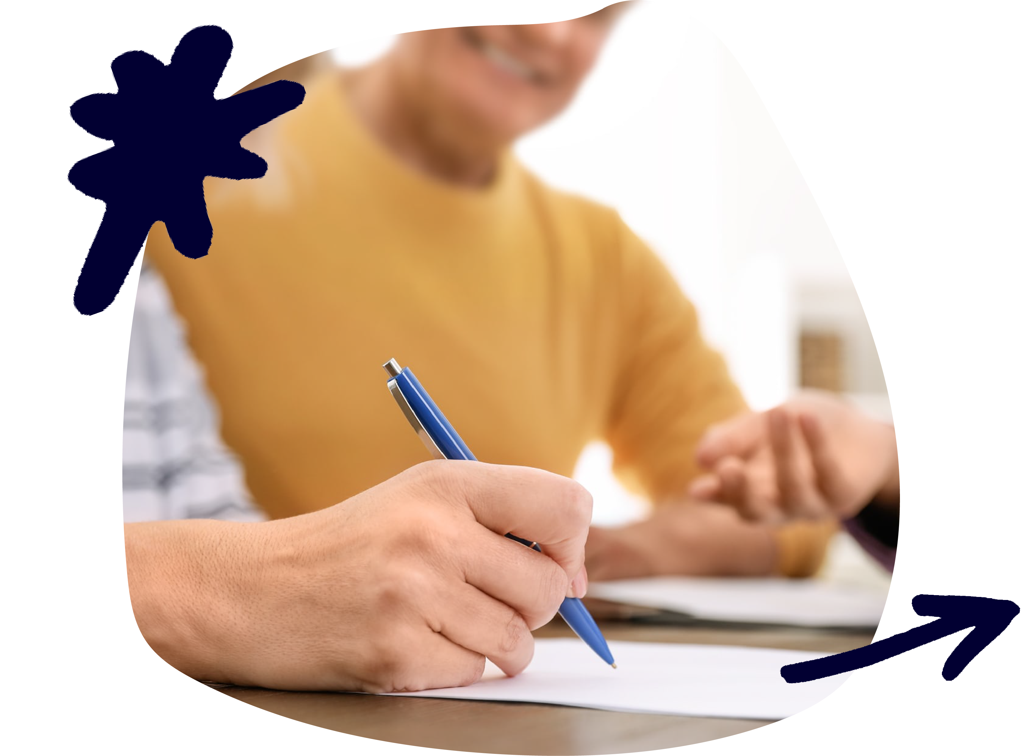 Signing contract
