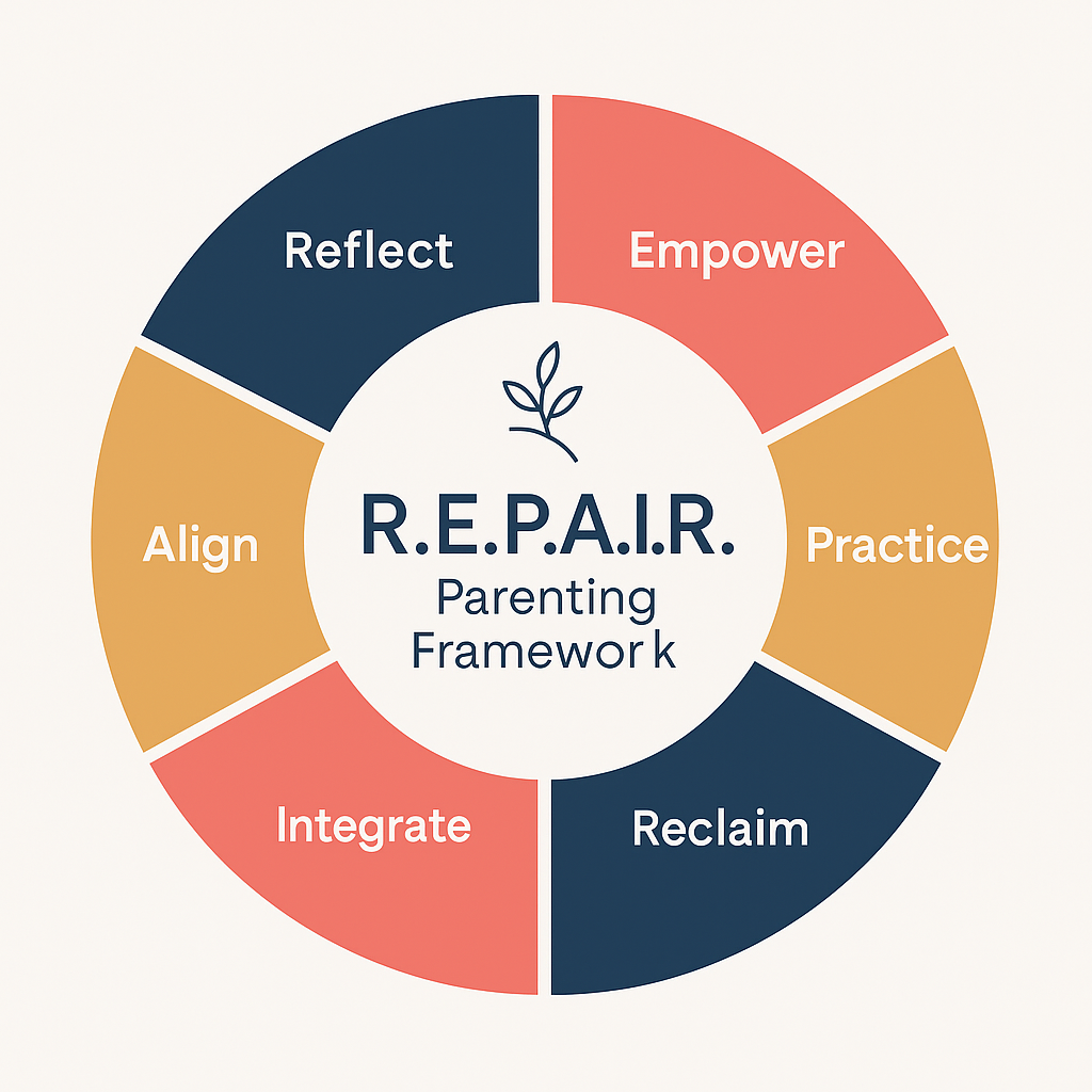 The R.E.P.A.I.R. parenting framework wheel