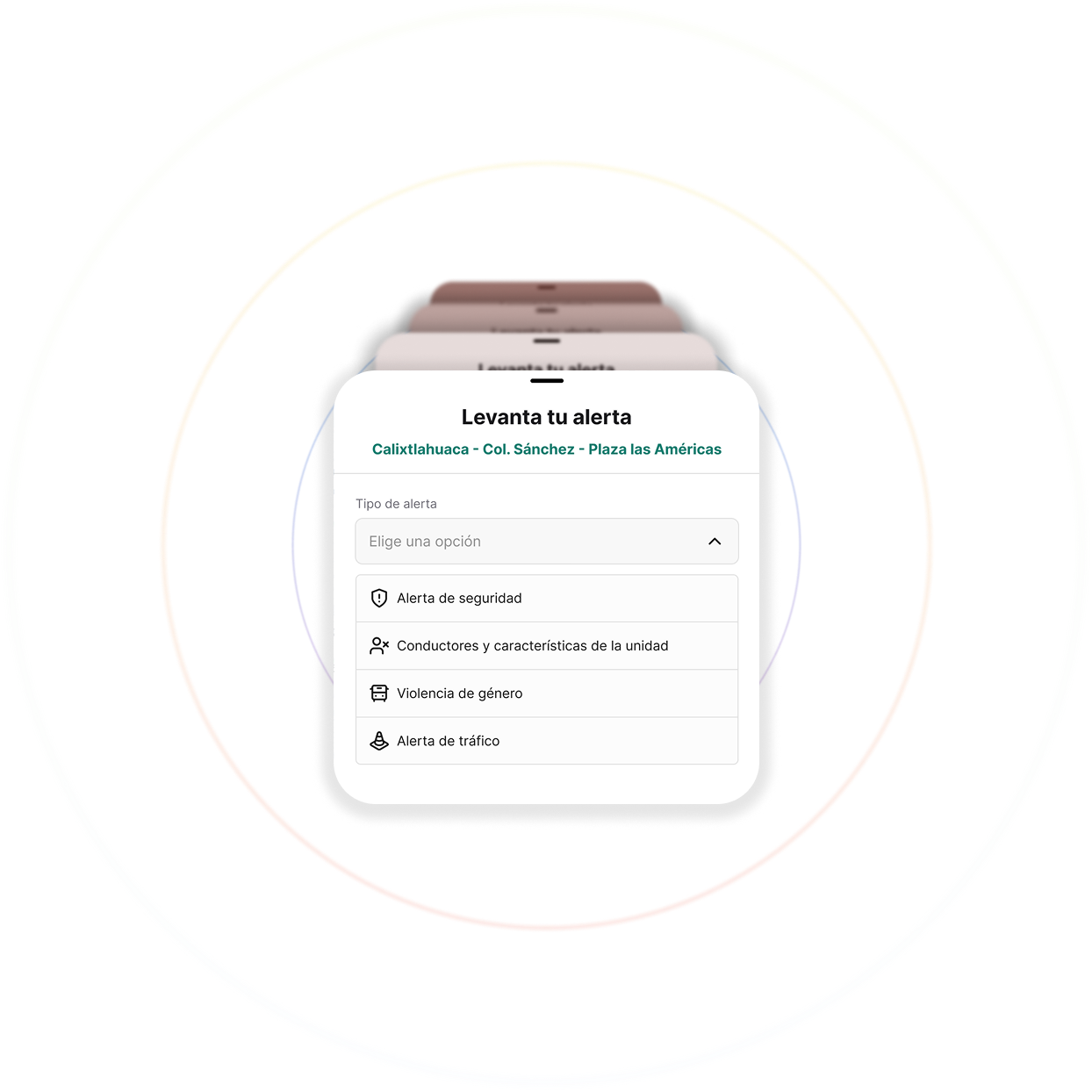 Funcionalidad: levanta una alerta desde la app