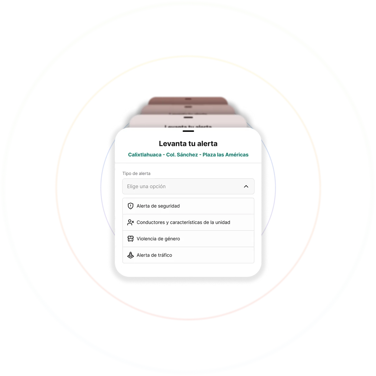 Funcionalidad: levanta una alerta desde la app