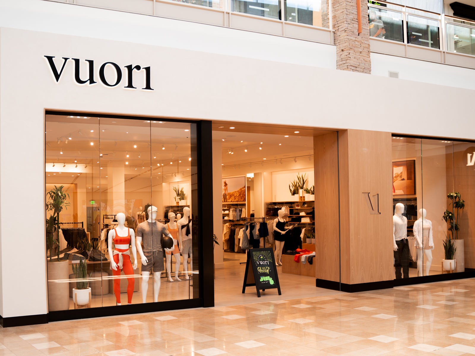 Vuori Chandler storefront facade in Chandler, Arizona