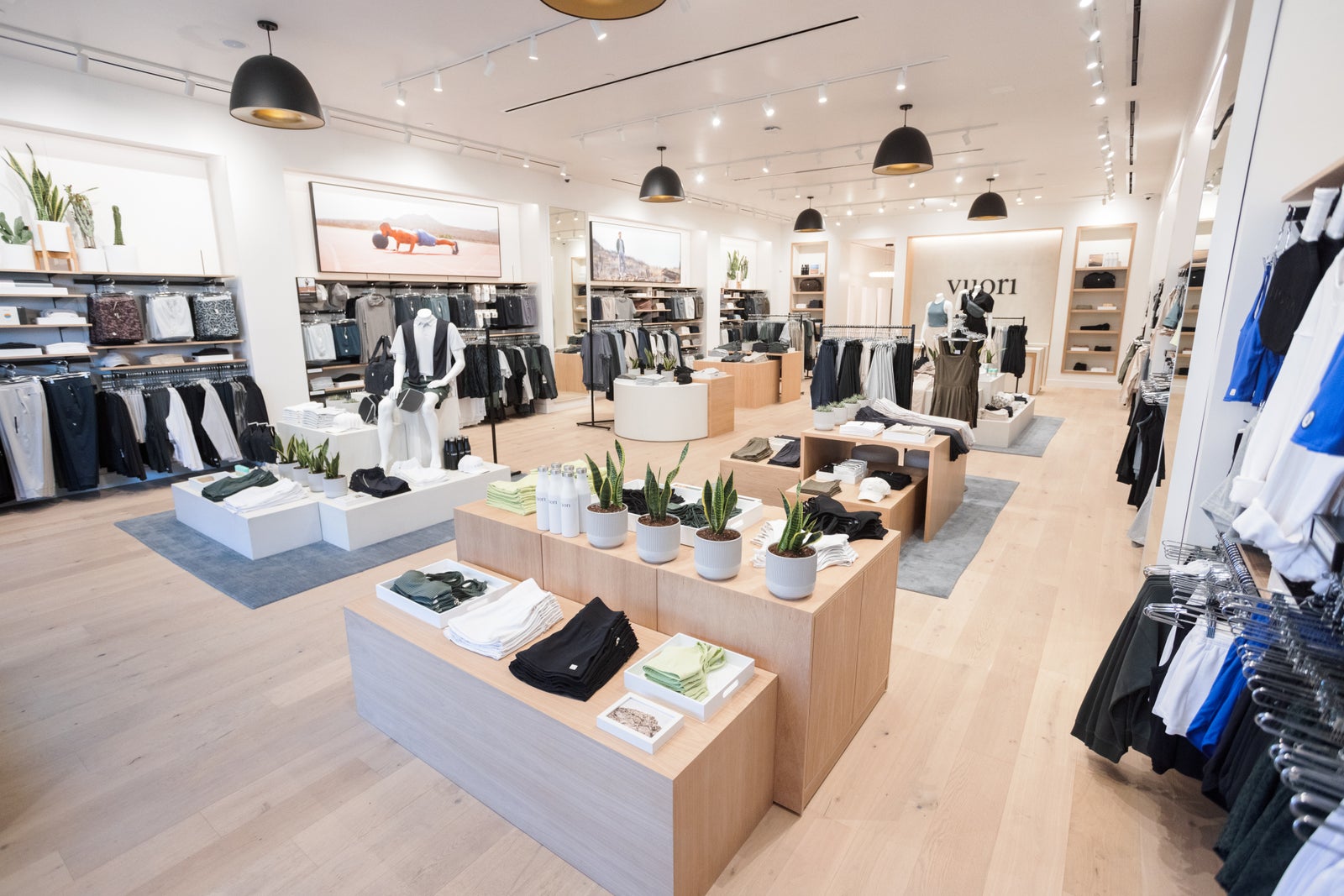 Interior of the Vuori La Encantada store in Tucson, Arizona